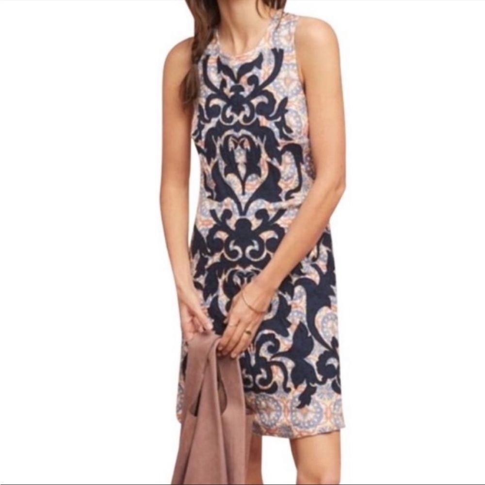 Vanessa Virginia Anthropologie Owen Floral Shift Dress Size 0